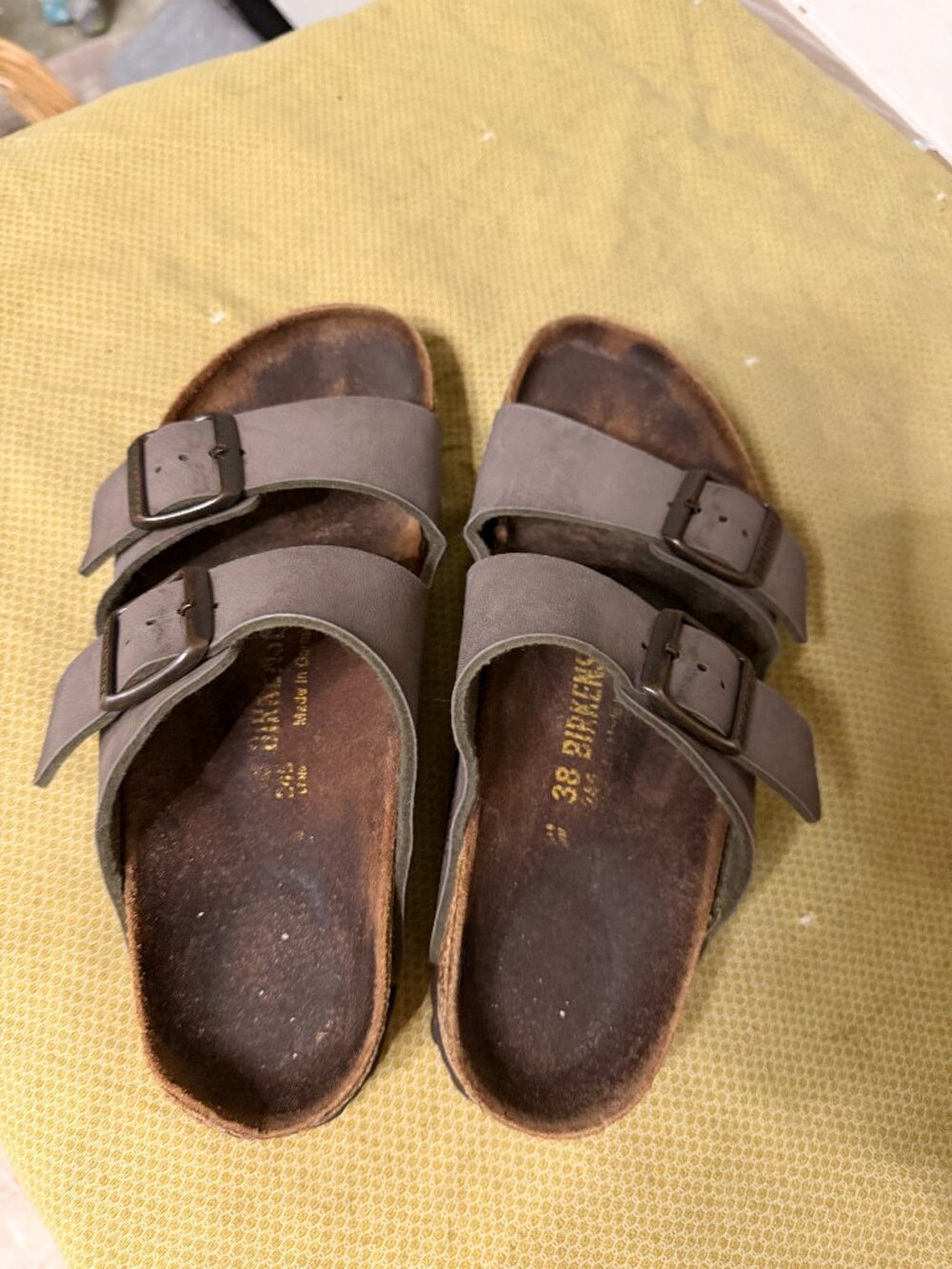 Birkenstock Arizona Two-Strap Sandals Brown Size 38